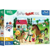 Puzzle 60 Super Shape XXL Trefliki w stadninie