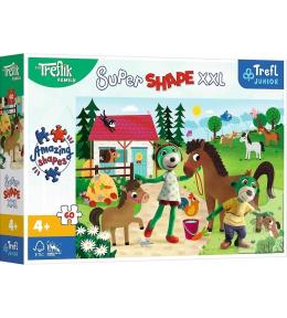 Puzzle 60 Super Shape XXL Trefliki w stadninie