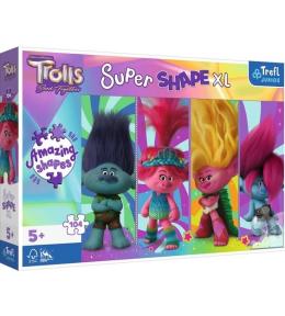 Puzzle 104 Super Shape XL Zabawy z Trollami TREFL