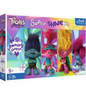 Puzzle 104 Super Shape XL Zabawy z Trollami TREFL