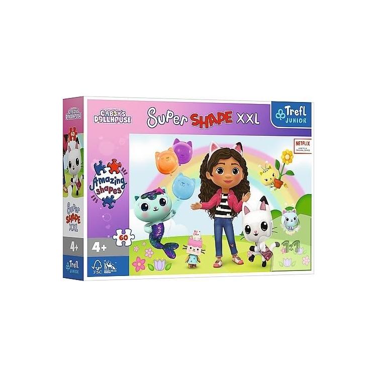 Puzzle 60 Super Shape XXL Weseli Przyjaciele Gabi