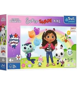 Puzzle 60 Super Shape XXL Weseli Przyjaciele Gabi