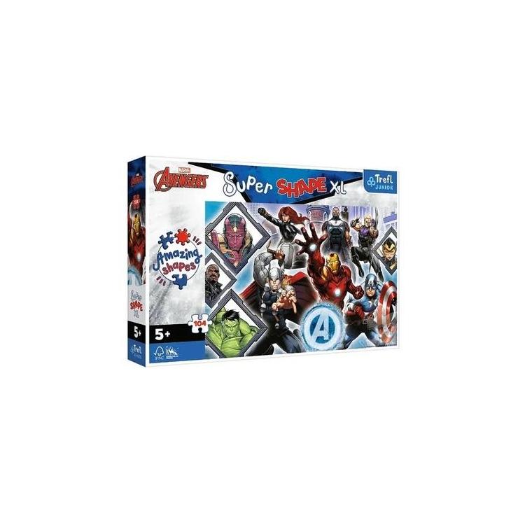 Puzzle 104 XL Twoi ulubieni Avengersi TREFL