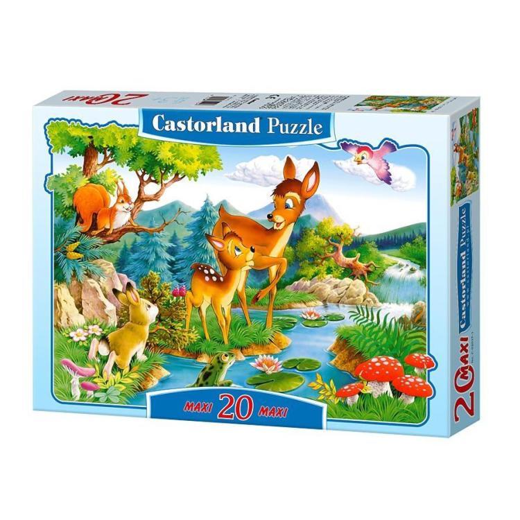 Puzzle 20 maxi - Bambi CASTOR