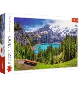 Puzzle 1500 Jezioro Oeschinen TREFL