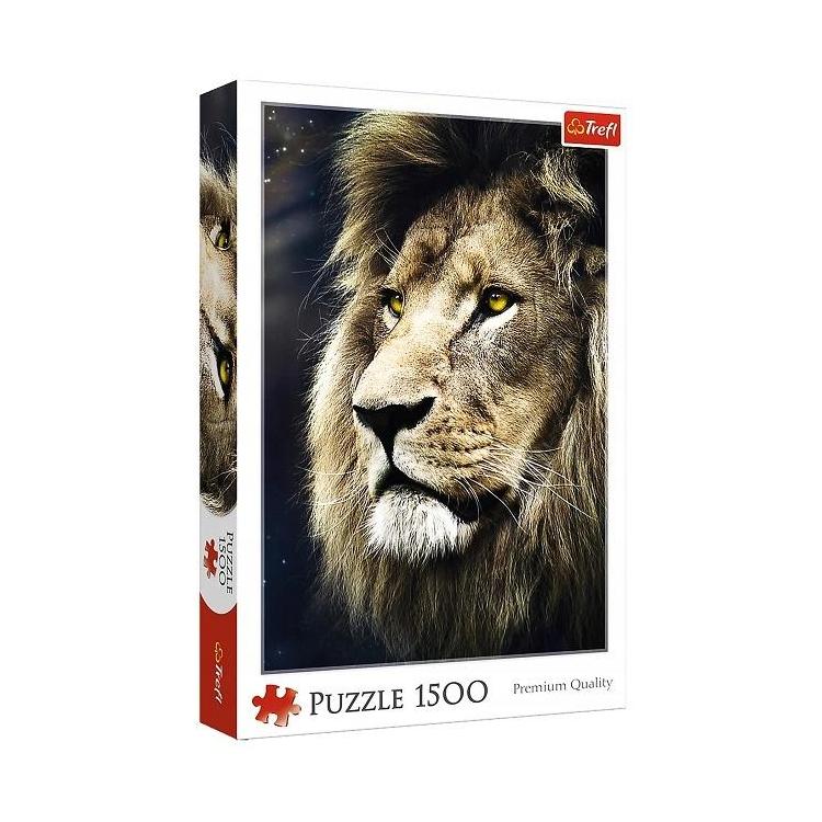 Puzzle 1500 Portret lwa TREFL