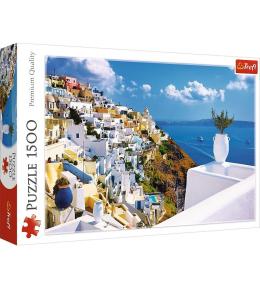 Puzzle 1500 Santorini, Grecja TREFL