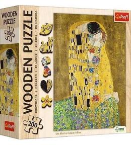 Puzzle drewniane 200 Pocałunek Gustav Klimt TREFL