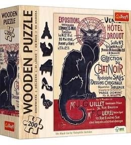 Puzzle drewniane 200 Czarny Kot TREFL