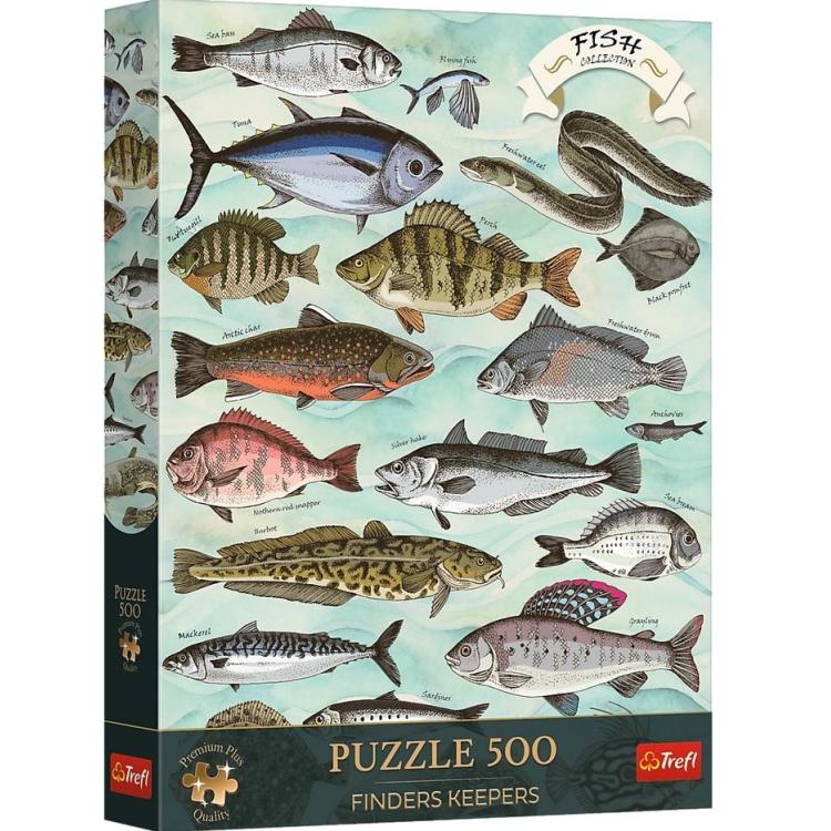 Puzzle 500 Finders Keepers: Ryby TREFL