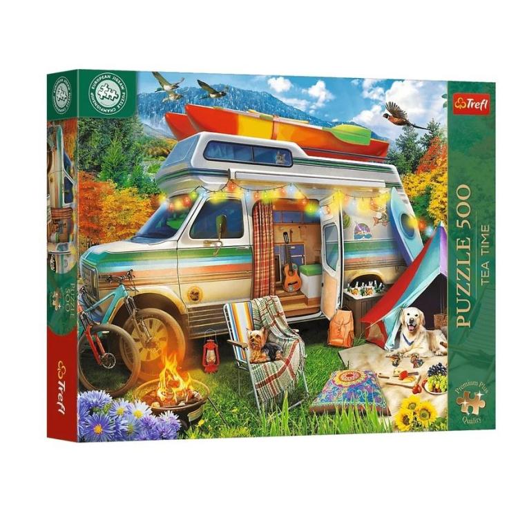 Puzzle 500 Tea Time: Kamper TREFL