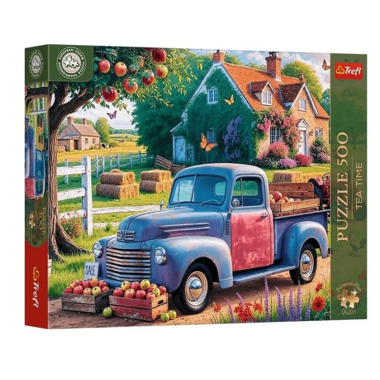 Puzzle 500 Tea Time: Samochód farmera TREFL