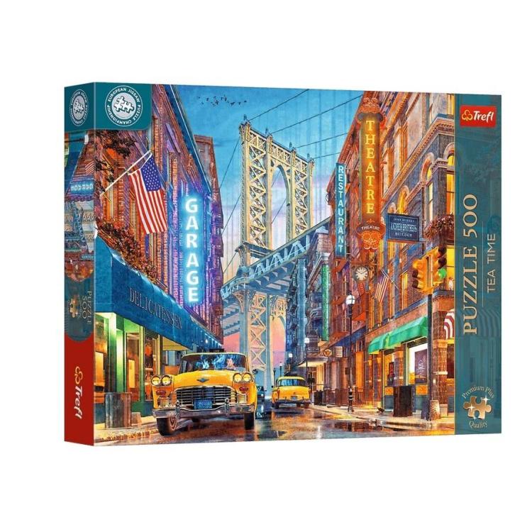 Puzzle 500 Tea Time: Widok na Manhattan TREFL
