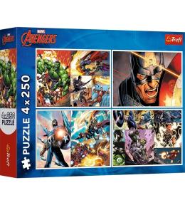 Puzzle 4x250 Bohaterskie dni TREFL