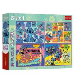 Puzzle 4w1 Stitch TREFL