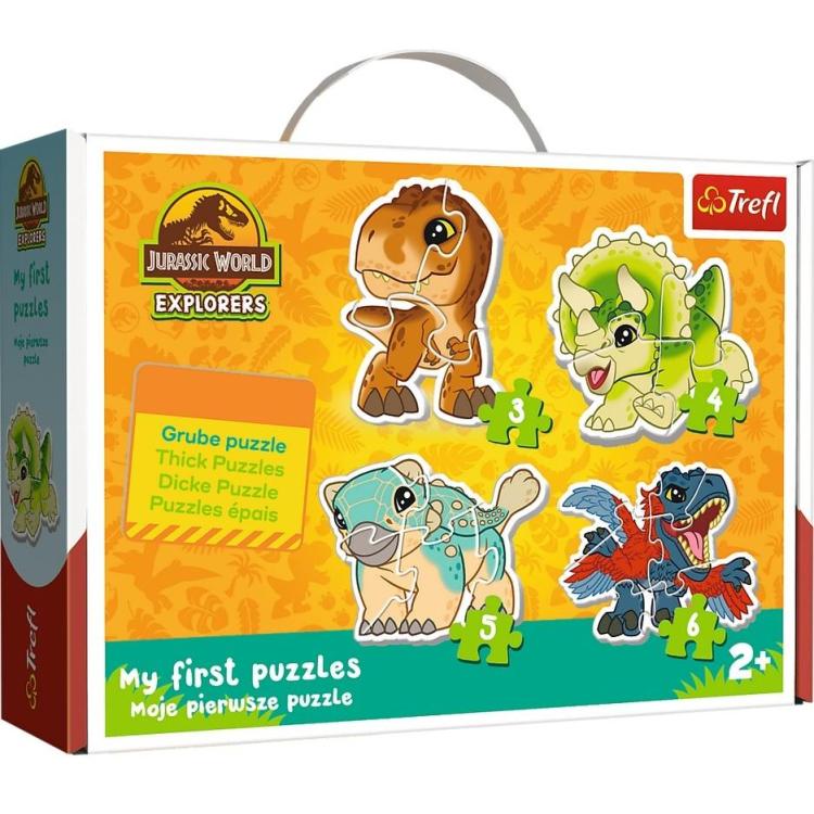 Puzzle Baby Classic - Urocze dinozaury TREFL