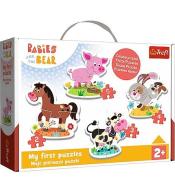 Puzzle Baby Classic - Na farmie TREFL
