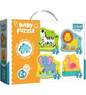 Puzzle Baby Classic - Zwierzęta na safari TREFL