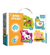 Puzzle Baby Classic - Zwierzątka na wsi TREFL