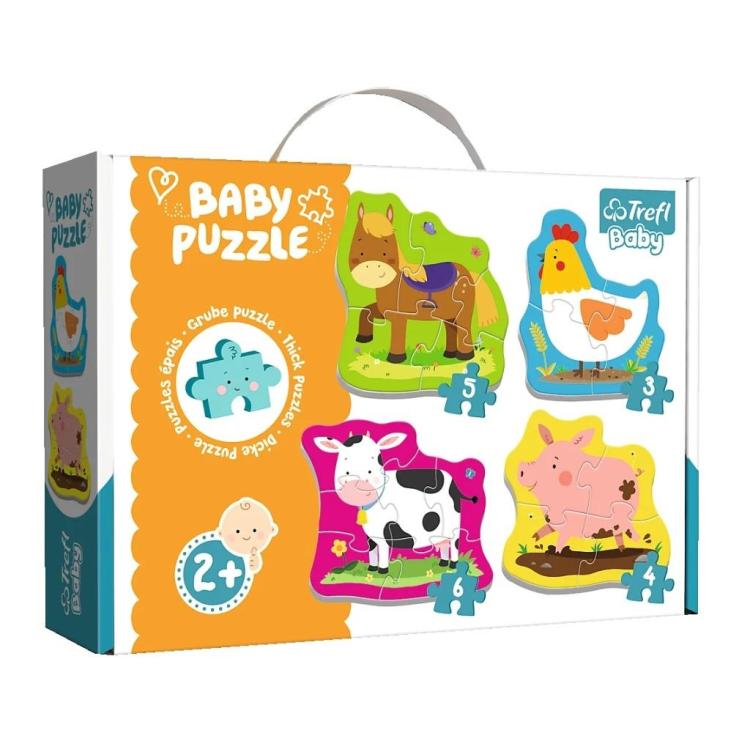 Puzzle Baby Classic - Zwierzątka na wsi TREFL