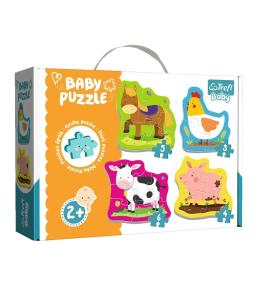 Puzzle Baby Classic - Zwierzątka na wsi TREFL