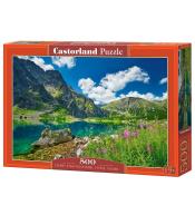 Puzzle 500 Czarny Staw pod Rysami Tatras CASTOR