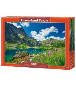 Puzzle 500 Czarny Staw pod Rysami Tatras CASTOR