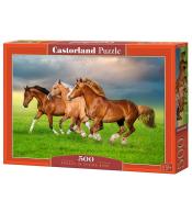 Puzzle 500 Horses in Spring Rush CASTOR