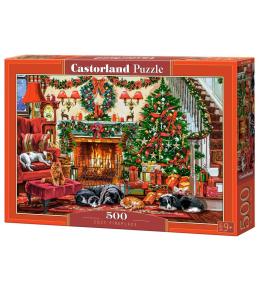 Puzzle 500 Cozy Fireplace CASTOR