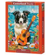 Puzzle 500 Collie, Guitar and the Sea CASTOR
