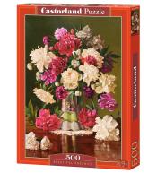 Puzzle 500 Beautiful Pheonies CASTOR