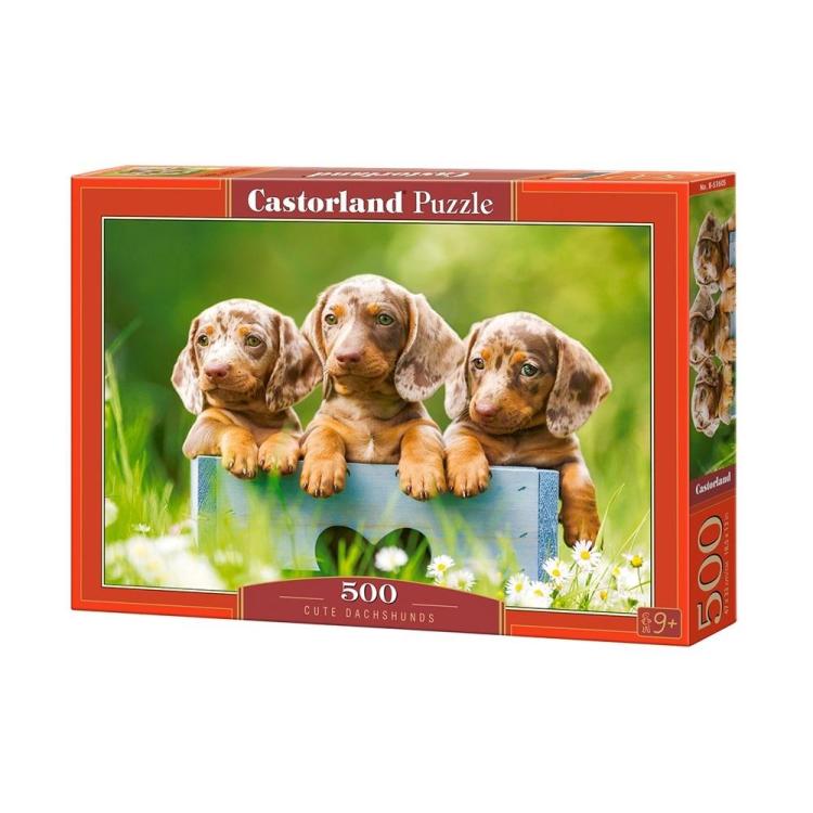 Puzzle 500 Cute Dachshunds CASTOR