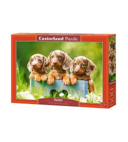 Puzzle 500 Cute Dachshunds CASTOR