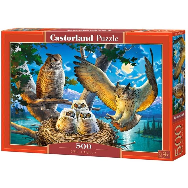 Puzzle 500 Owl Family CASTOR