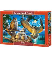 Puzzle 500 Owl Family CASTOR