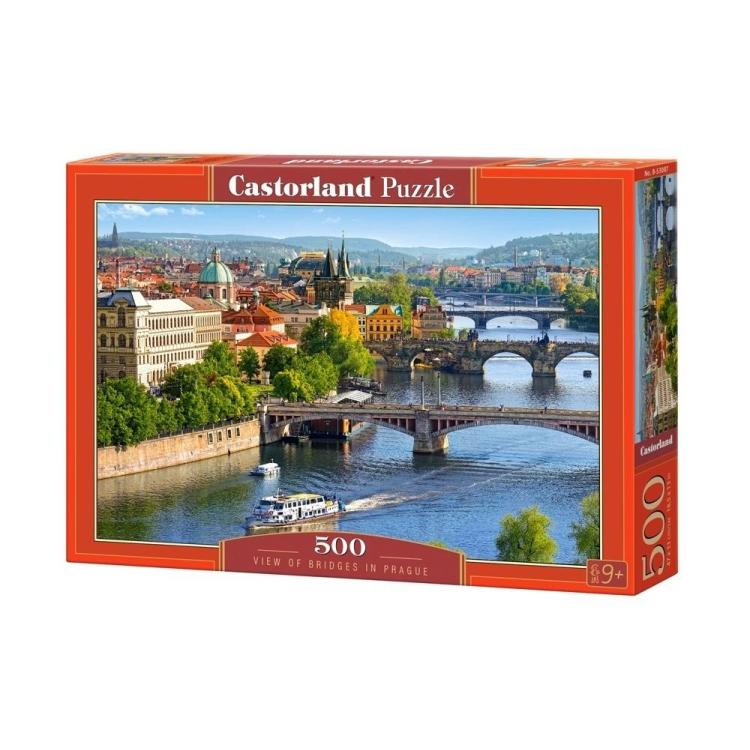 Puzzle 500 View of Bridges in Prague CASTOR