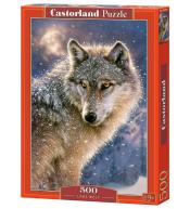 Puzzle 500 Samotny wilk CASTOR