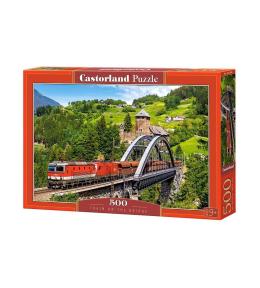 Puzzle 500 Pociąg na moście CASTOR