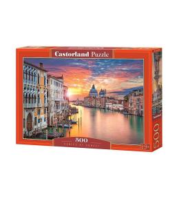Puzzle 500 Wenecja o zachodzie słońca CASTOR