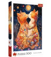 Puzzle 500 Pocałunek w świetle księżyca TREFL
