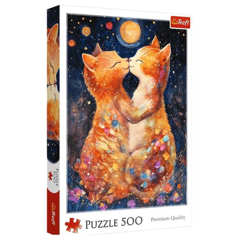 Puzzle 500 Pocałunek w świetle księżyca TREFL