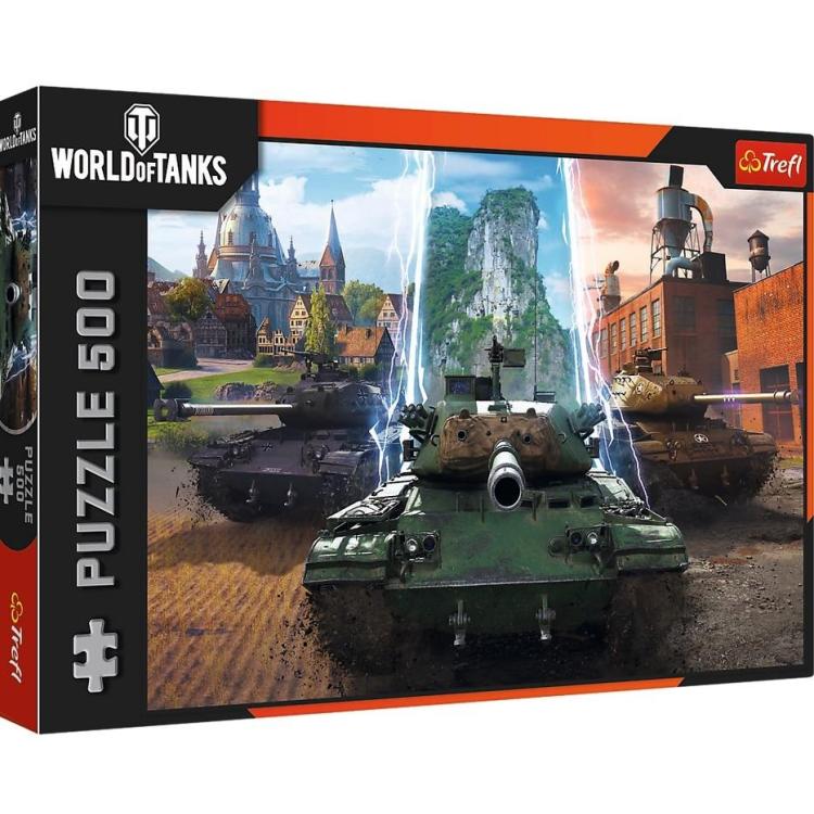 Puzzle 500 World of Tanks: Czas na akcję! TREFL