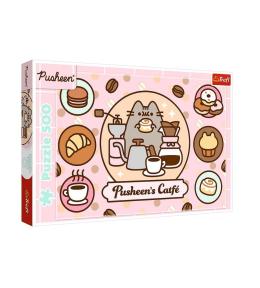 Puzzle 500 Pusheen w kawiarni TREFL