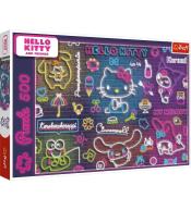 Puzzle 500 Neon Hello Kitty TREFL