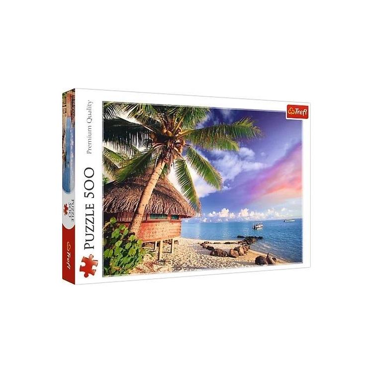 Puzzle 500 Wyspa Bora-Bora TREFL