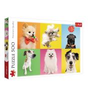 Puzzle 500 Psy TREFL