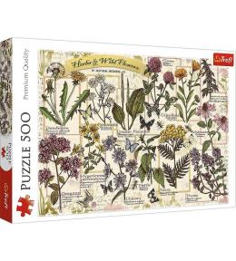 Puzzle 500 Zielnik: Zioła lecznicze TREFL