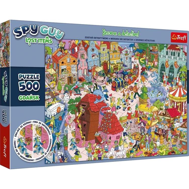 Puzzle 500 Spy Guy Gdańsk TREFL