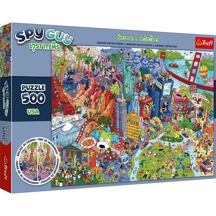 Puzzle 500 Spy Guy USA TREFL