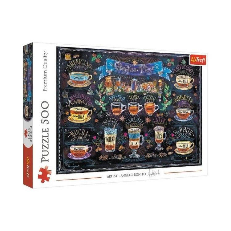 Puzzle 500 Czas na kawę TREFL